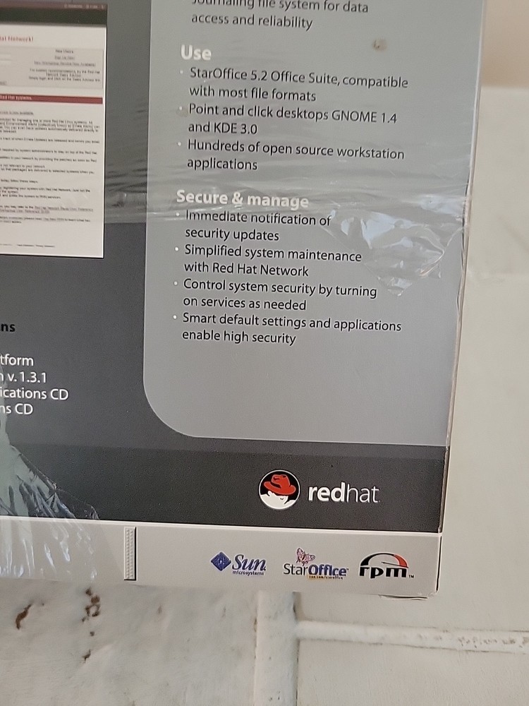 RED HAT Linux 7.3 Operating System The Linux Professional Brand New SEALED