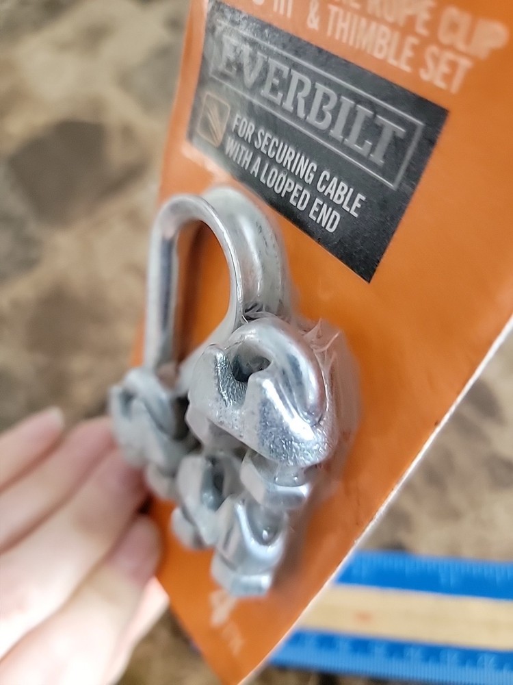 Everbilt Clamp Set Zinc-Plated 3/16" 140 252