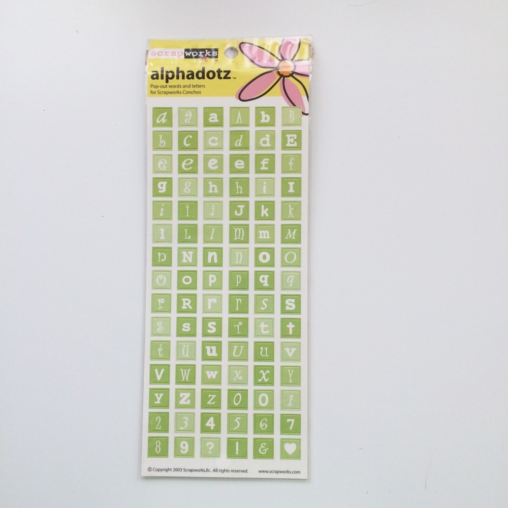 ScrapWorks Alphadotz
