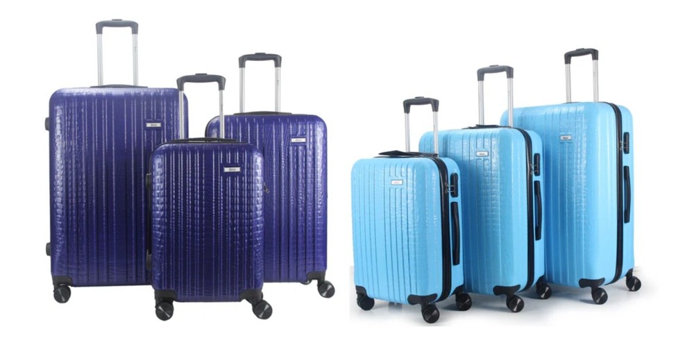 Mirage Danae ABS Spinner Wheels Luggage Set Durable ABS Hardshell 3 PC Set