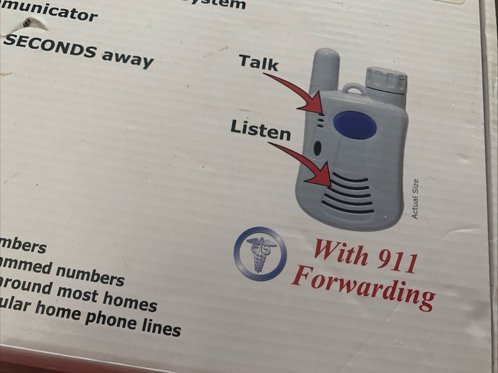 Ats Personal Emergency Response System - W Pendant Communicator - New Open Box