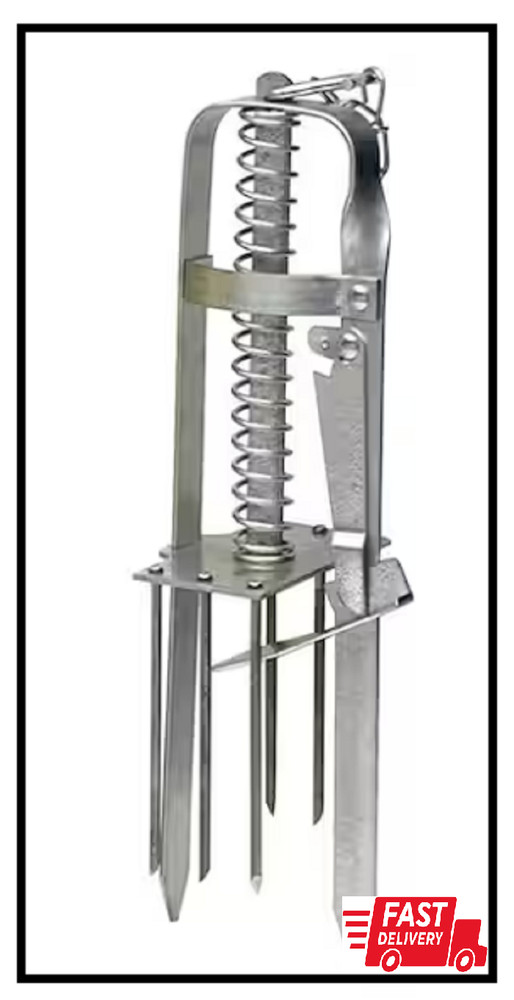 Plunger Style Mole Trap