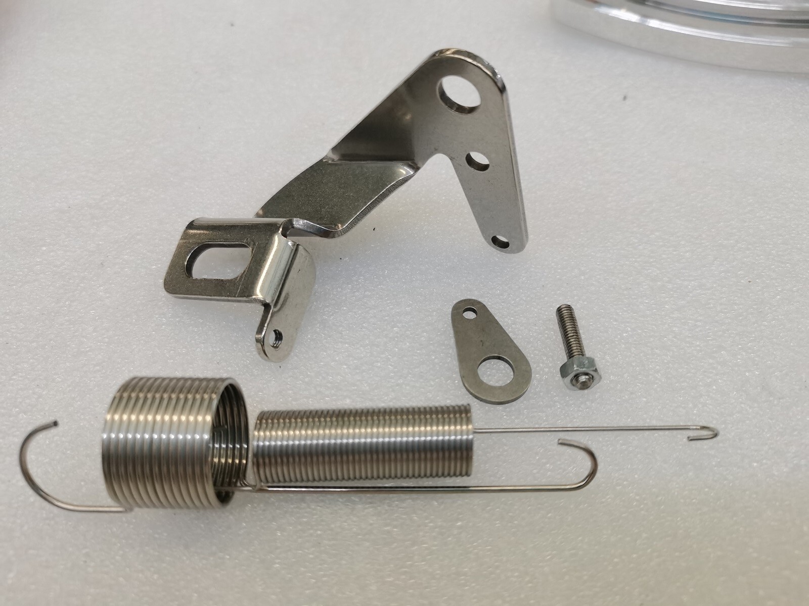 NEW Throttle Cable Bracket & Kickdown Spring Kit For Holley Edelbrock Stainless