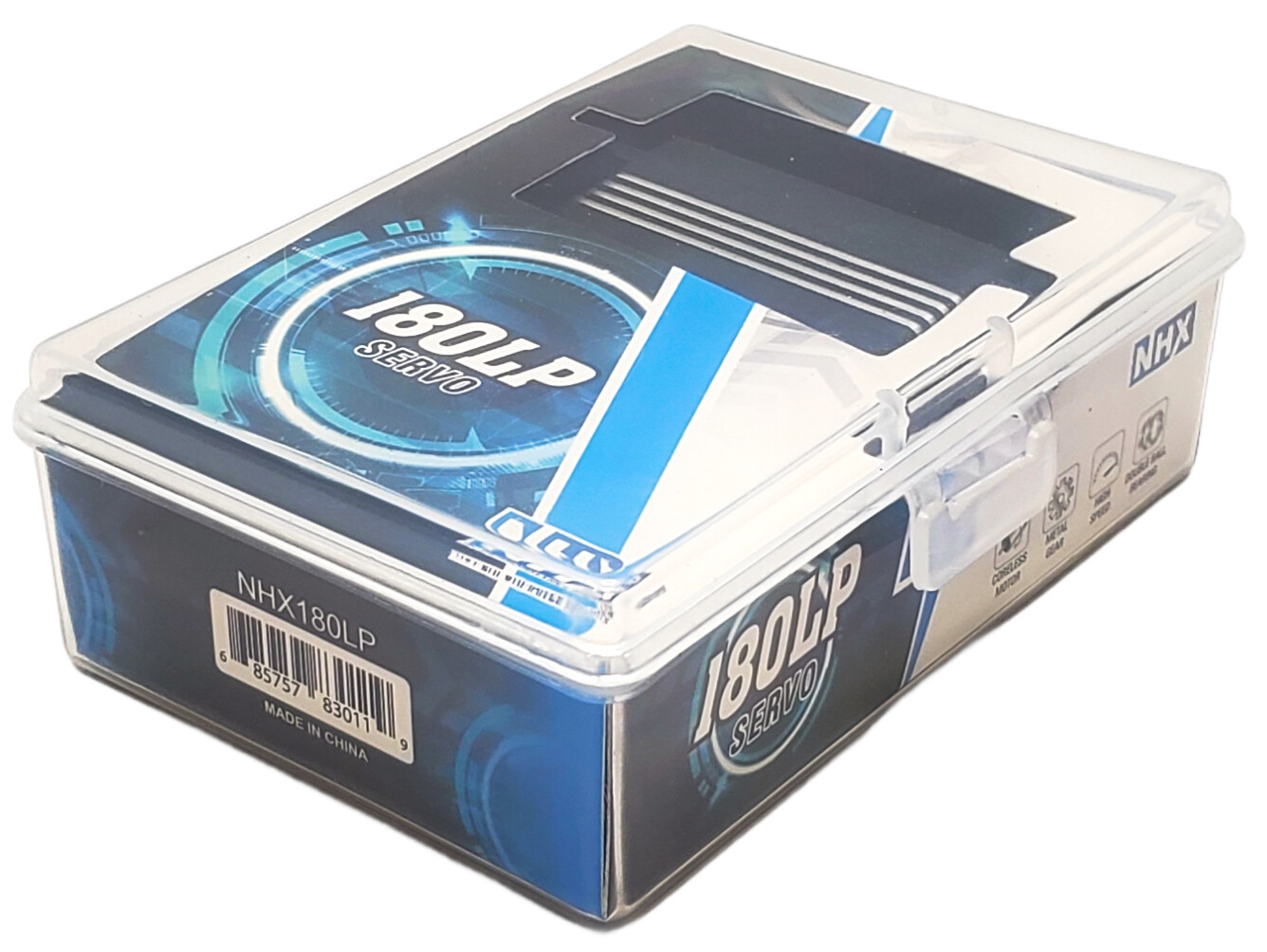 NHX RC 180LP Low Profile HV Servo Coreless 180 oz / .05 Titanium Gear Digital