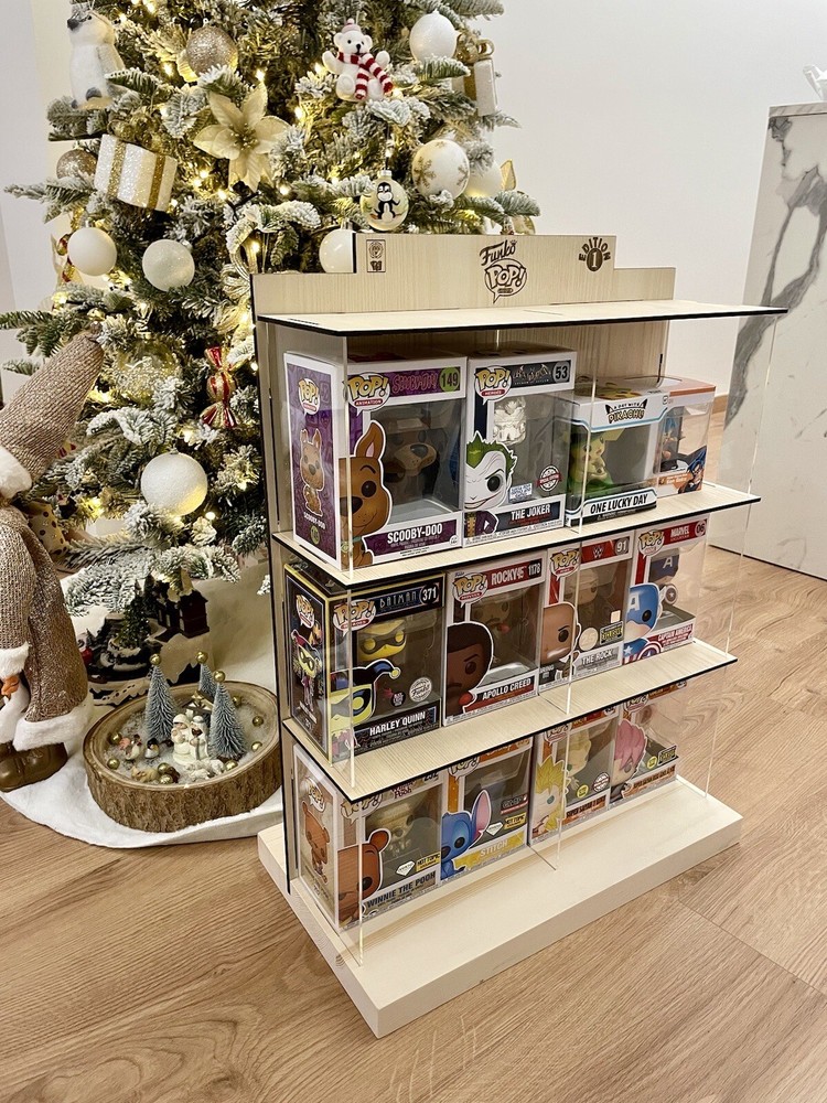 Funko Pop Card Box Dispenser Handmade Display Case Multipurpose Display Case Library