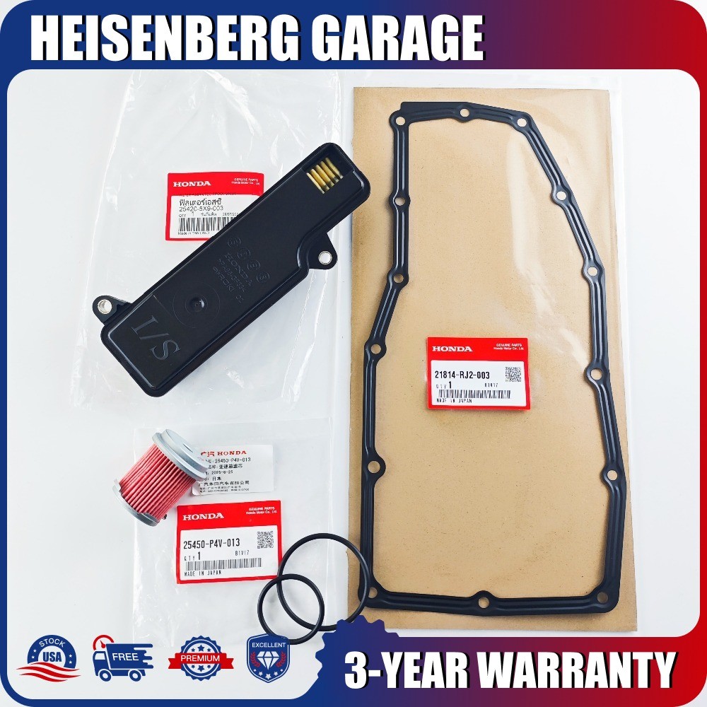 Genuine Black Auto Transmission Filter Kit 25420-5X9-003 For Honda Accord CRV