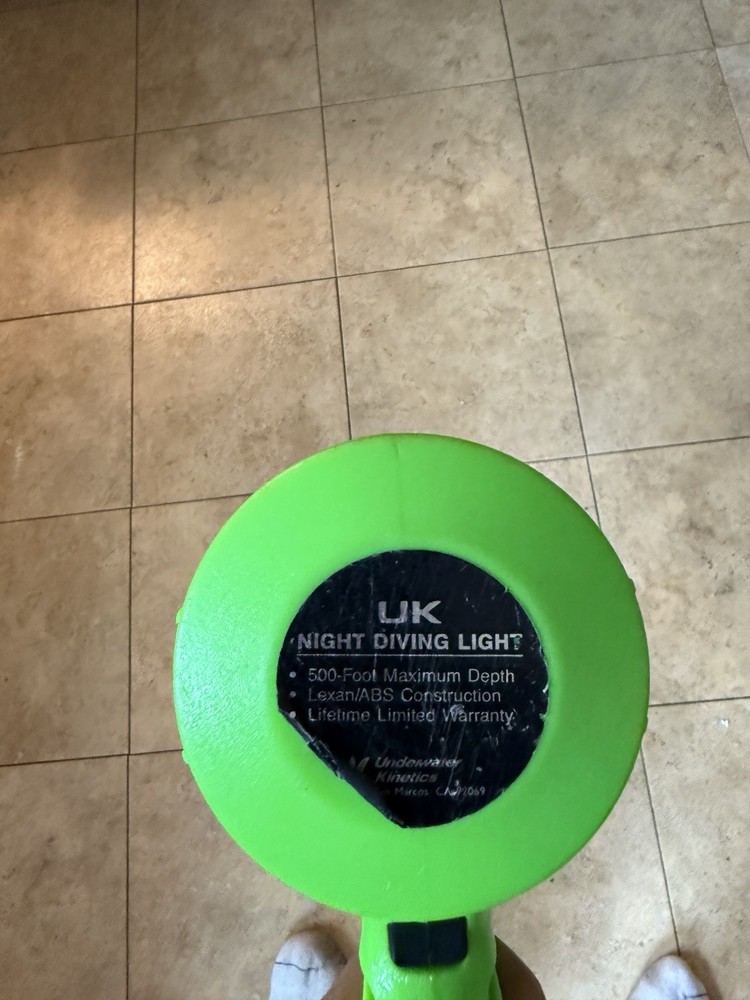 Night Diving Light Underwater Kinetics Vintage