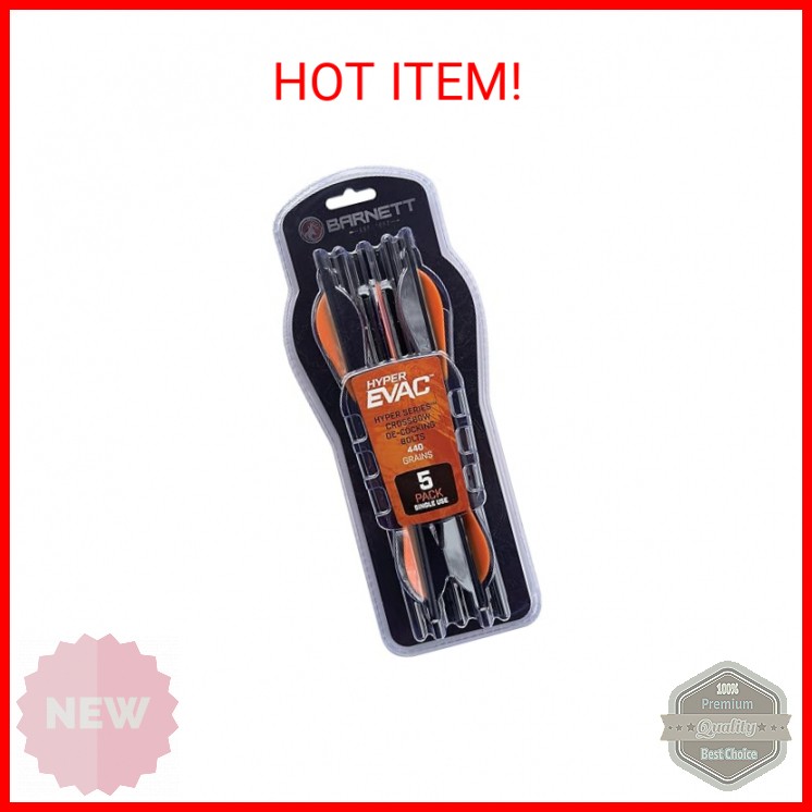 Barnett Hyper Evac Crossbow Deactivation Bolts, 5-Pack