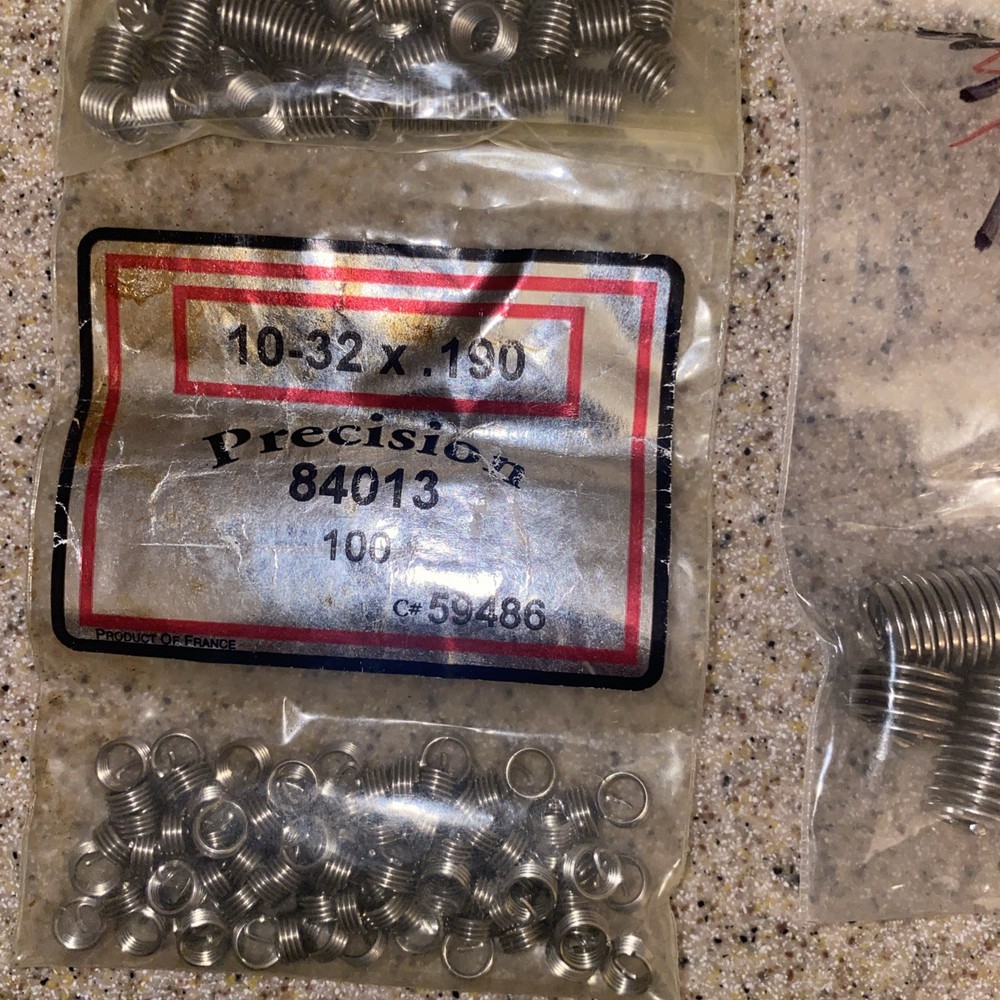 Helicoil Precision Free-running Insert Lot