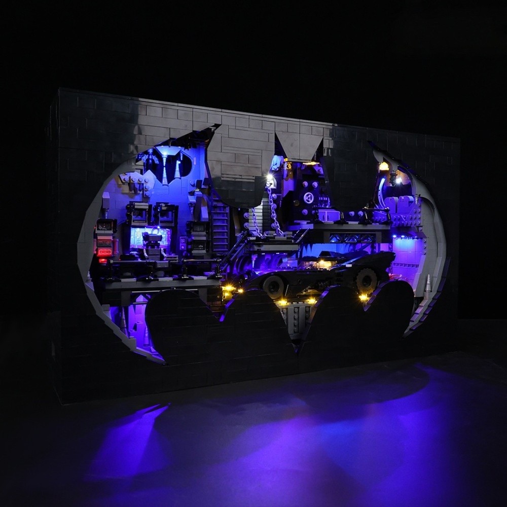 LED Light Kit for Batcave – Shadow Box - Compatible with LEGO® 76252 (Classic)