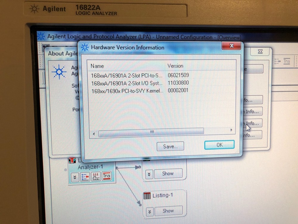 Agilent 16822A 68 Channel Logic Analyzer 48 Channel Pattern Generator