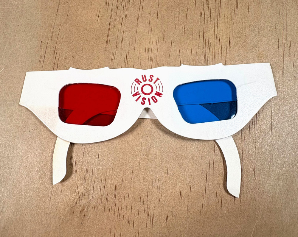 Neil Young Rust Never Sleeps 1978 Tour Rust-O-Vision 3D Glasses Concert Promo