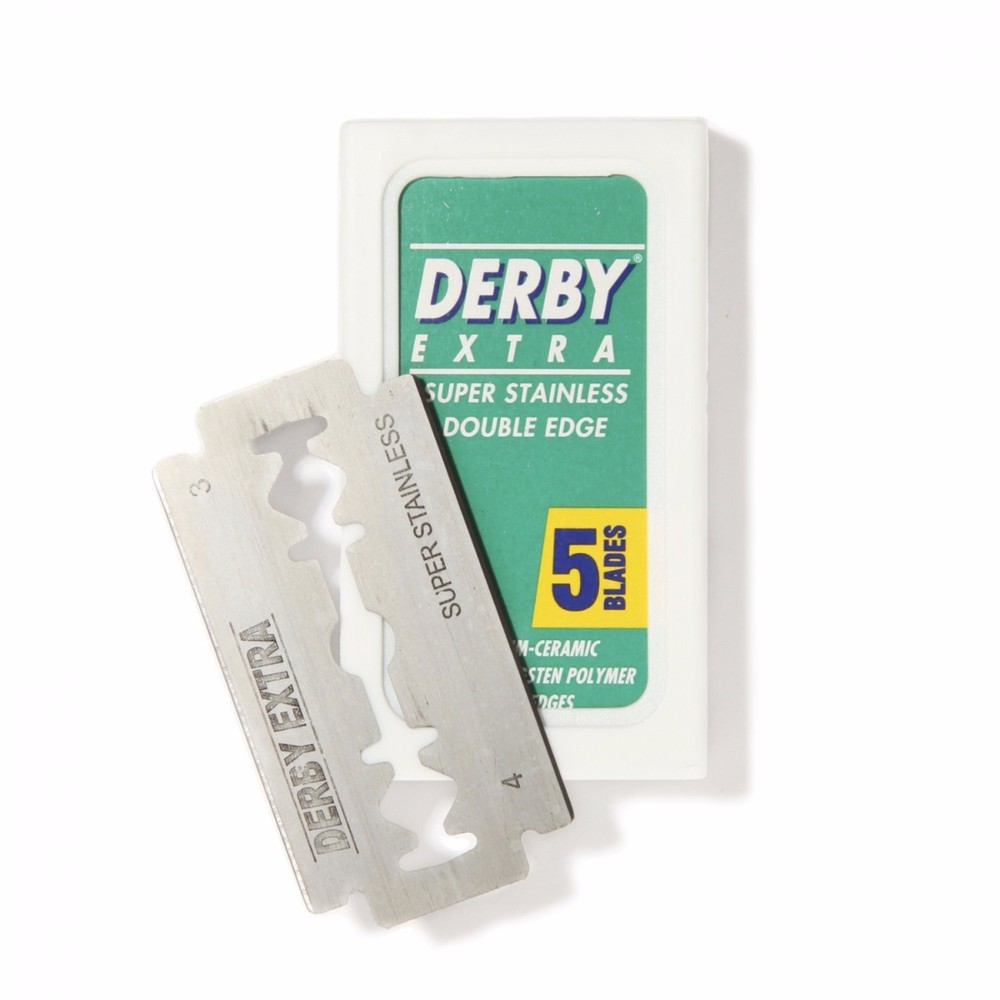Derby Extra Double Edge Razor Blades, 5 Count