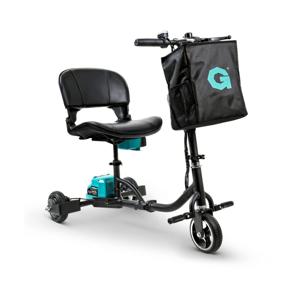 G 3 Wheel Folding Mobility Scooter Basic - Electric Powered, Airline Friendly...