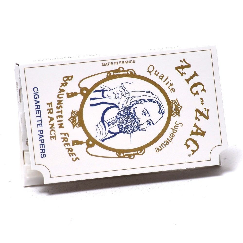 Zig-Zag White - Box 24x PACKS - Zig Zag Single Wide 1.0 Rolling Papers