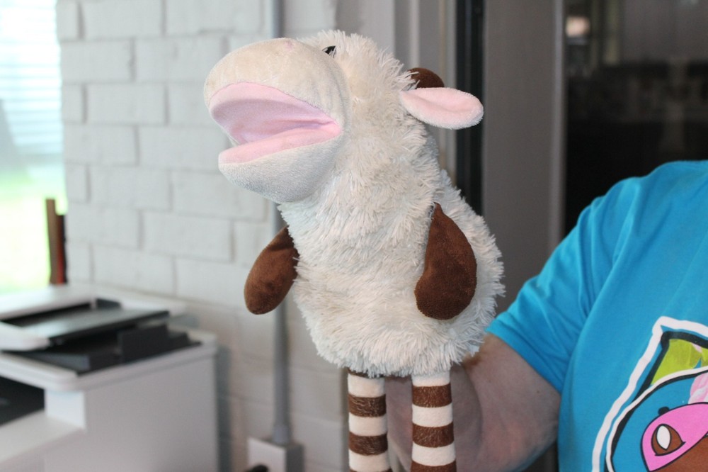 Singing Goat Hand Puppet