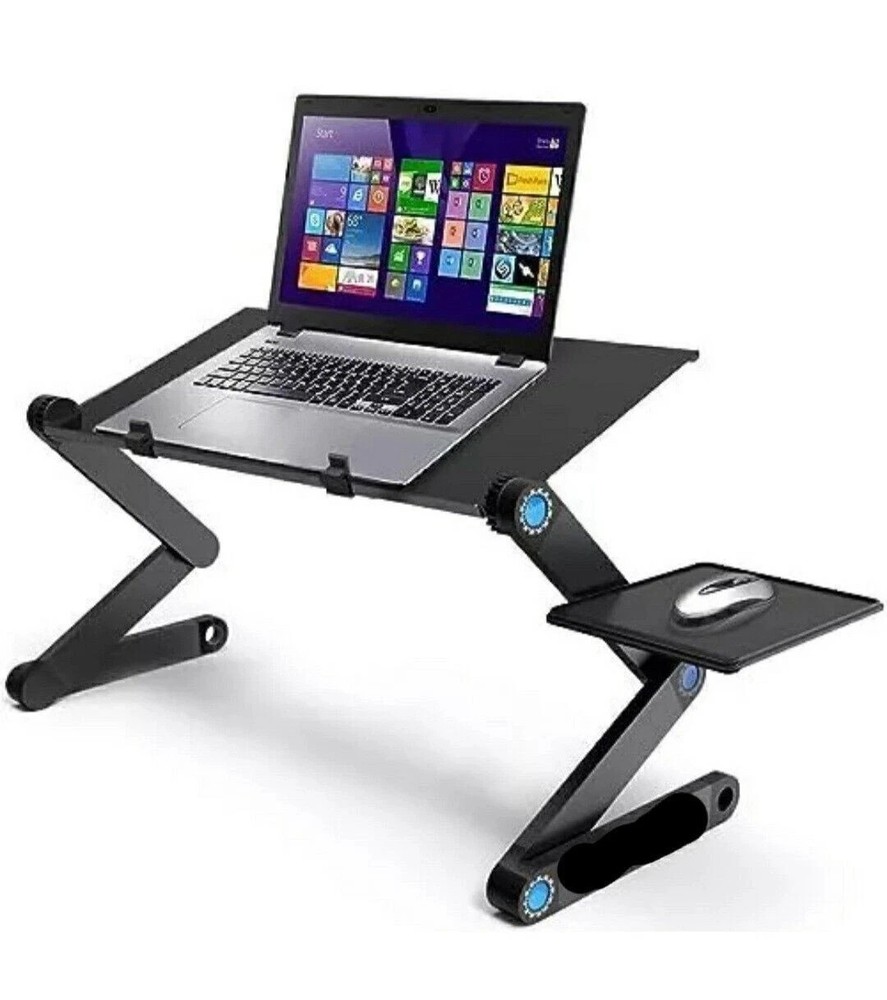 360° Adjustable Laptop Table Stand Lap Sofa Bed Tray Foldable PC Notebook Desk