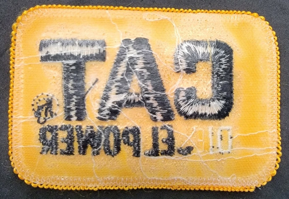 caterpillar hat Patch (DAMAGED)