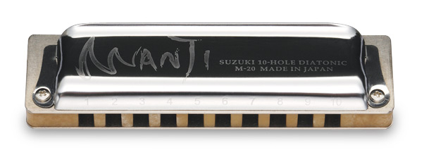 Suzuki Manji M-20 Harmonica -Solid Poly Comb - Open Back - Pick Your Key!