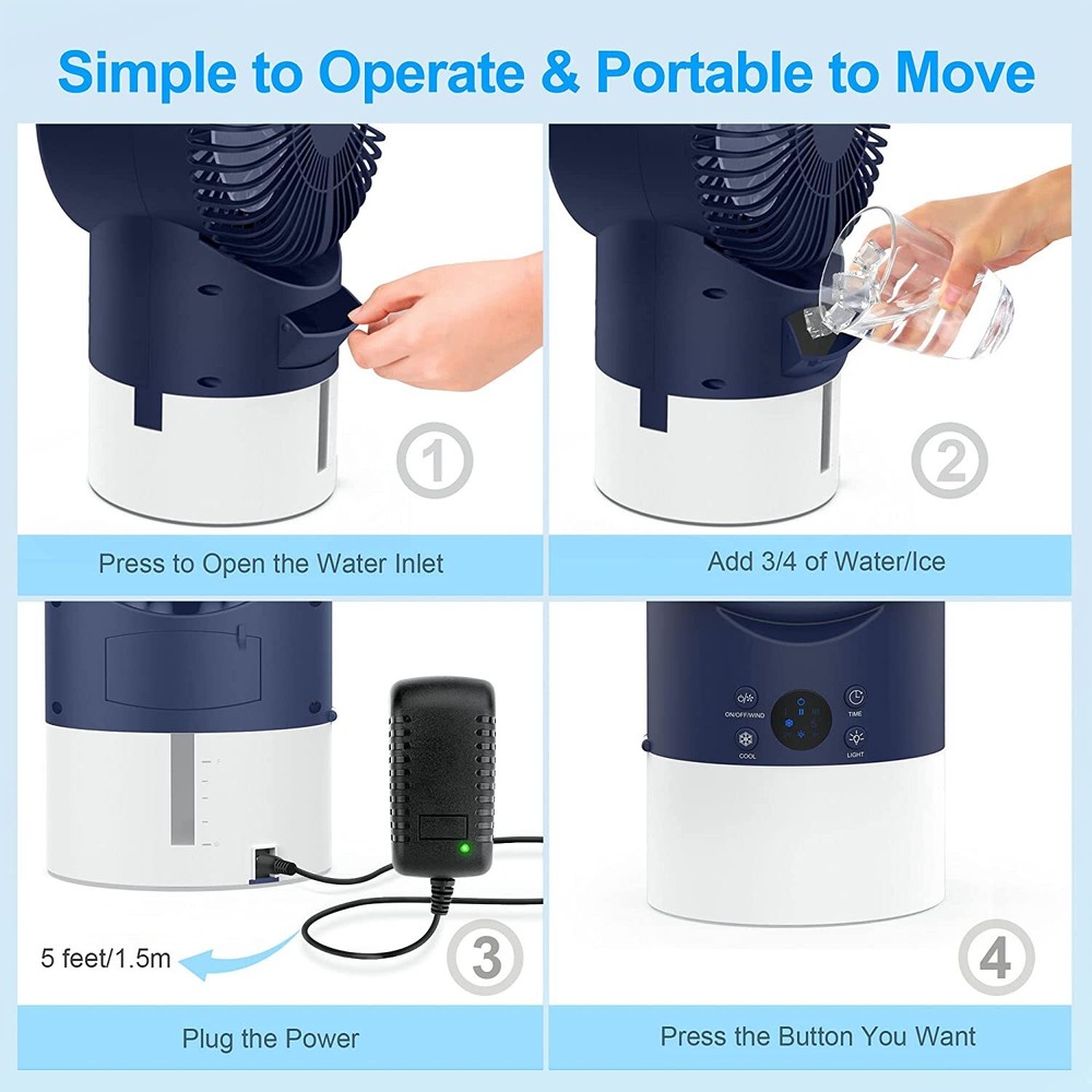 Portable Mini Air Conditioner Fan