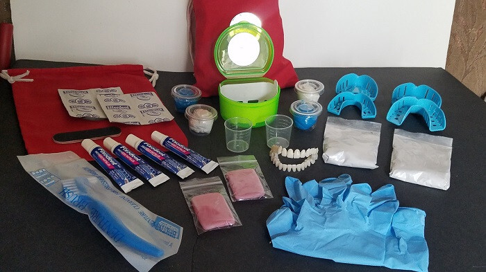DIY DENTURE KIT Custom Homemade Dentures Temporary Teeth Tooth * FULL /PARTIAL*
