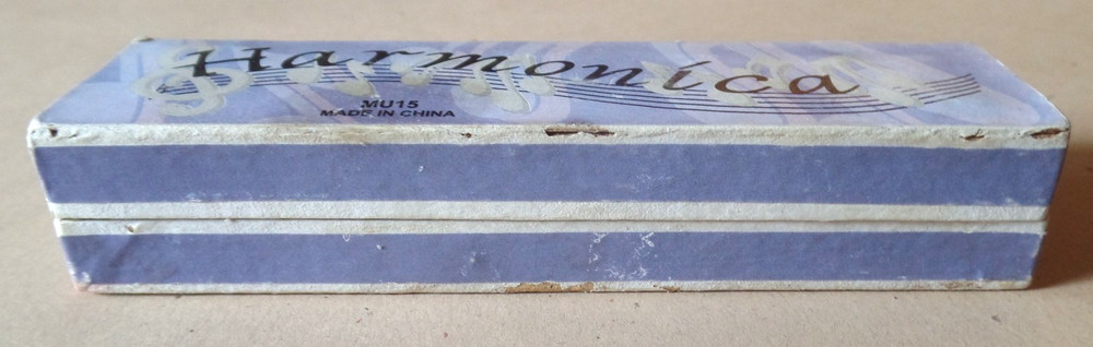 Vintage Empty Distressed HARMONICA MU15 Original Box Only