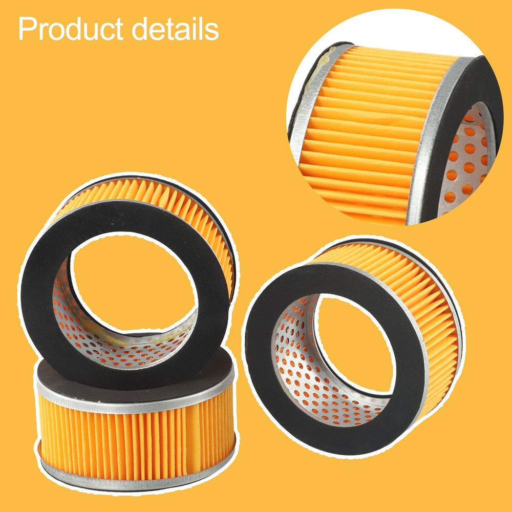 Yellow Cylinder Shape Air Compressor Element Filters Assembly Set Replacement