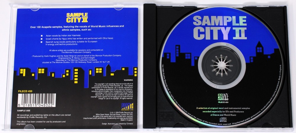 Profile Records Sample City II Sample/Sound Library/Sampling CD