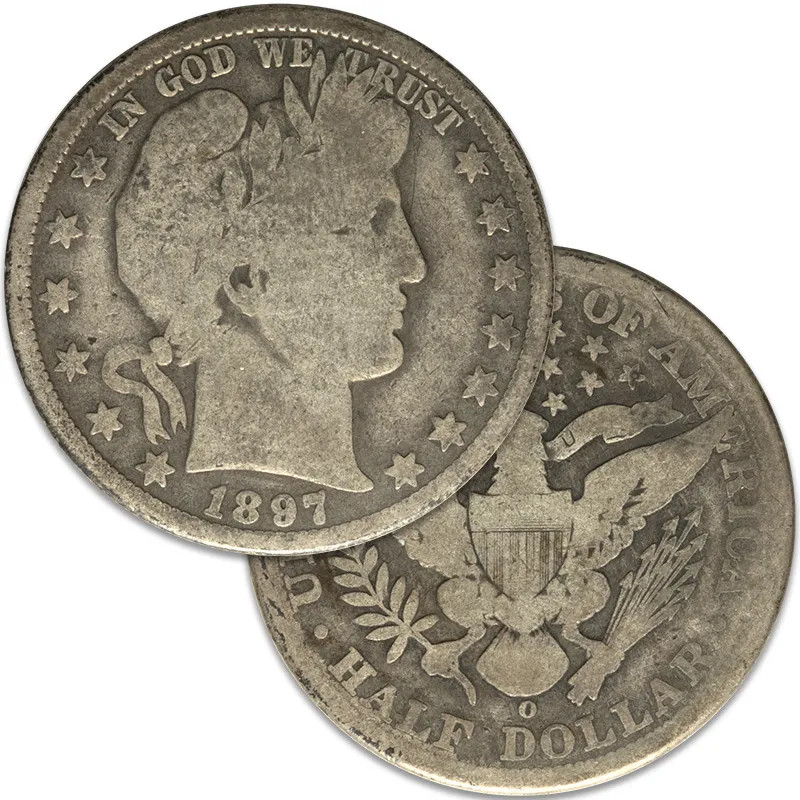 1897 O Barber Half Dollar - Good