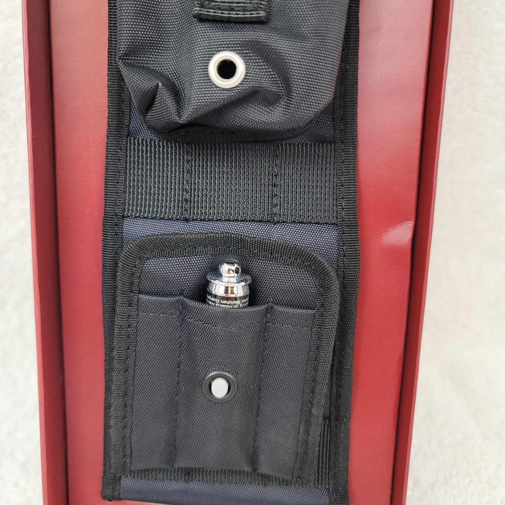 Tactical Necktie ThinkGeek Laser Pointer (READ) Pockets Slots Gag Gift Nylon