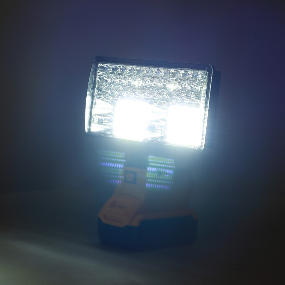 2PCS 90W Cordless Led Work Light For Dewalt 20V Battery,Flood Light Flashlight