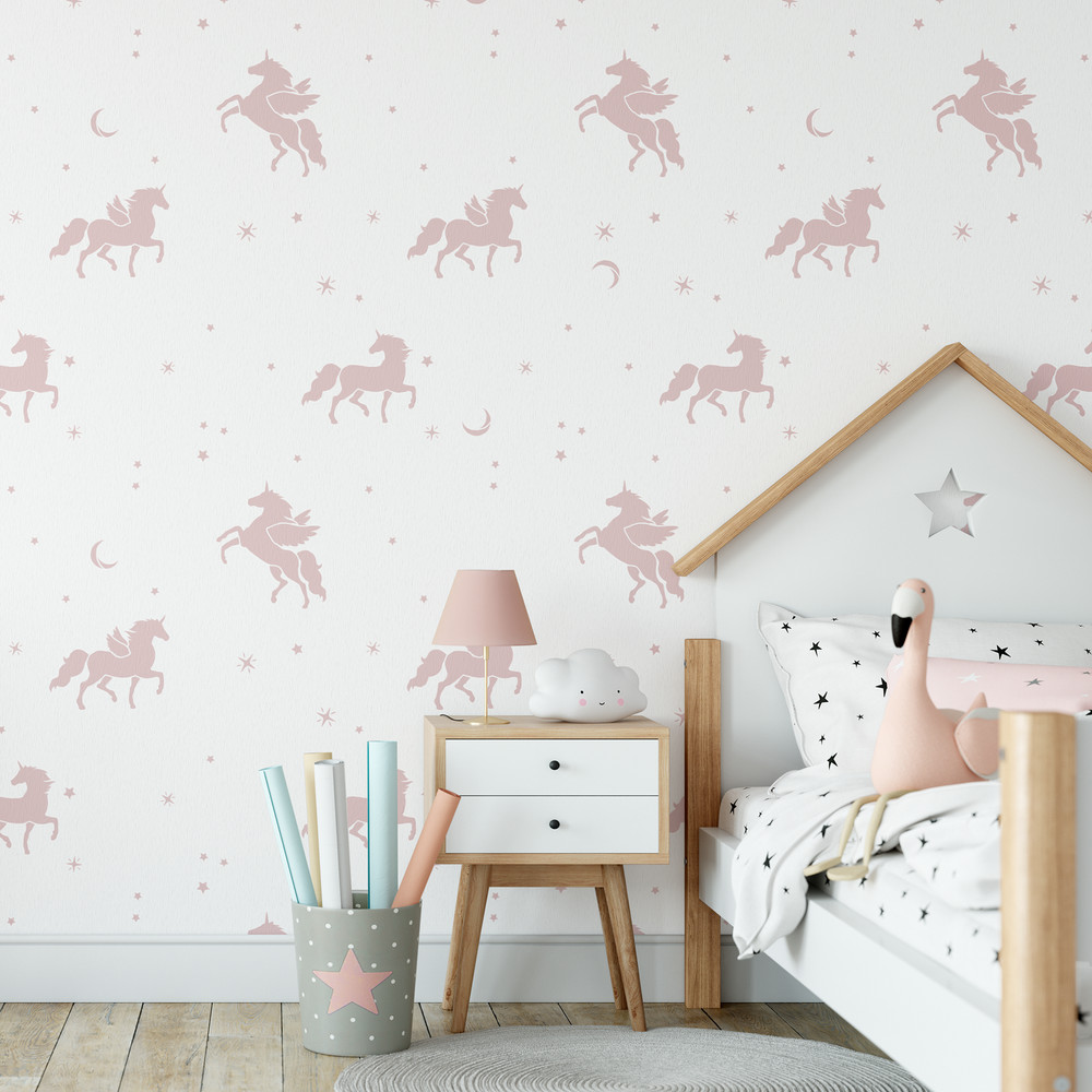 Magical Unicorn Pattern Wall Stencil - Durable & Reusable Mylar Stencils