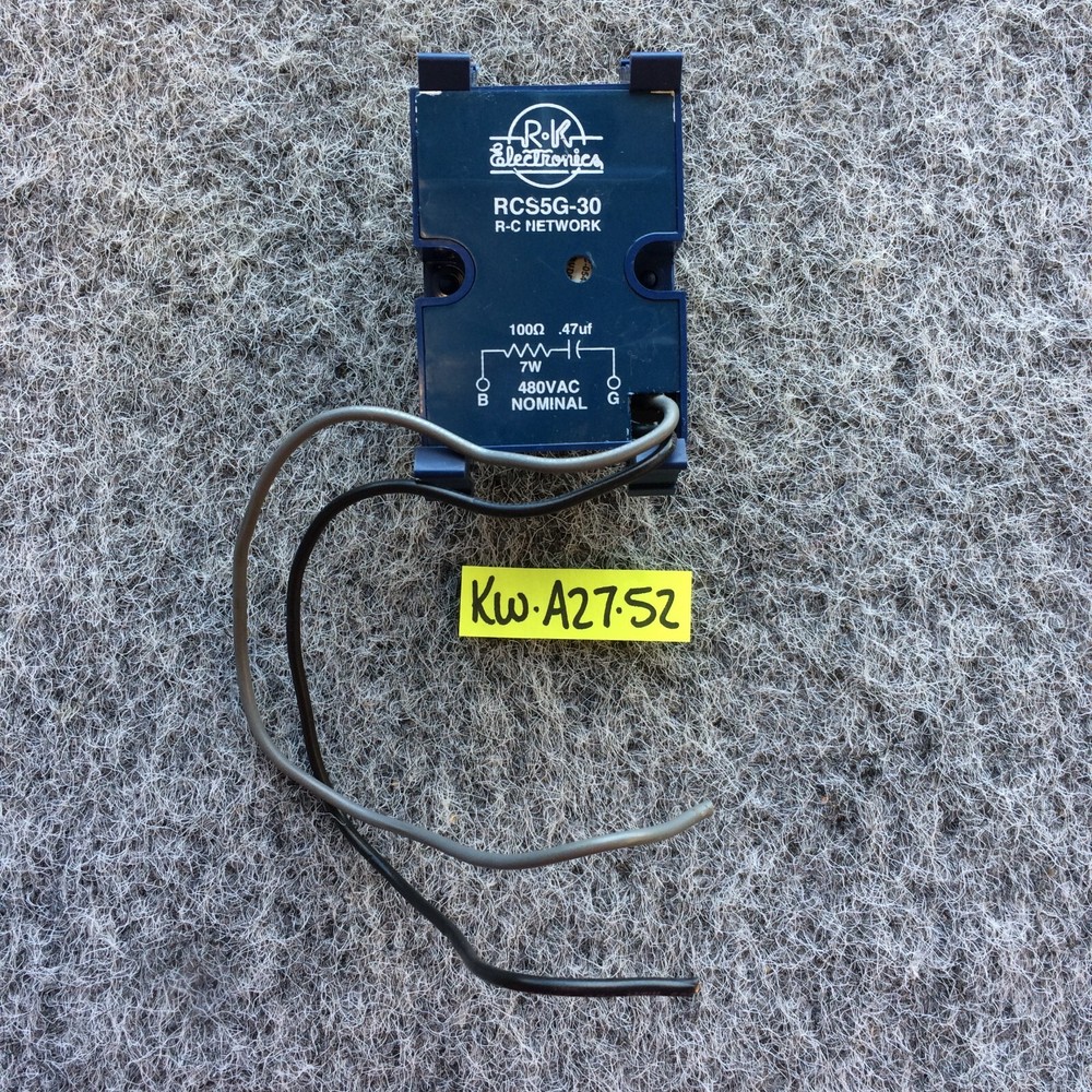 R-K ELECTRONICS RCS5G-30 / RCS5G30 RC NETWORK 40VAC NOMINAL