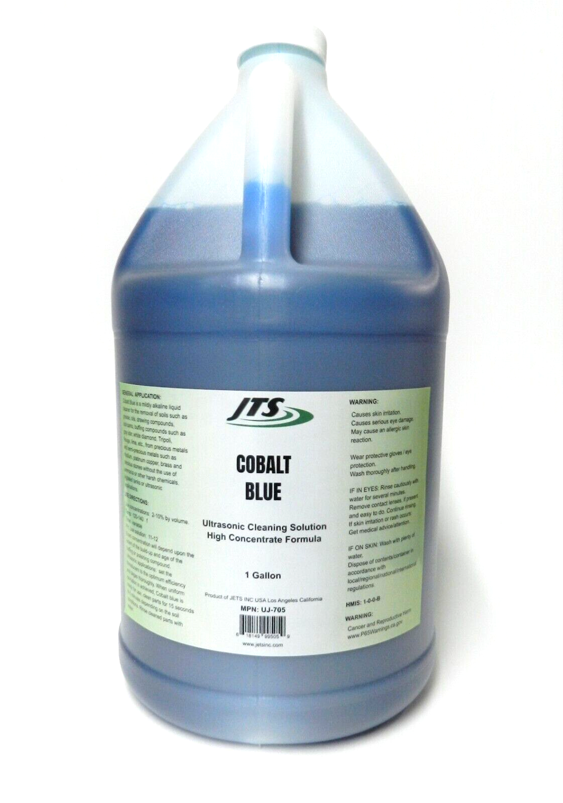 Ultrasonic Cleaner Solution JTS Cobalt Blue 1 Gal. Cleaning Jewelry & Compounds