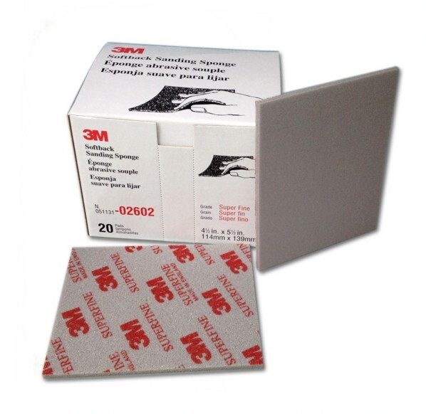 For 3M 02602 Softback Sanding Sponge Superfine - 20 Count/BOX
