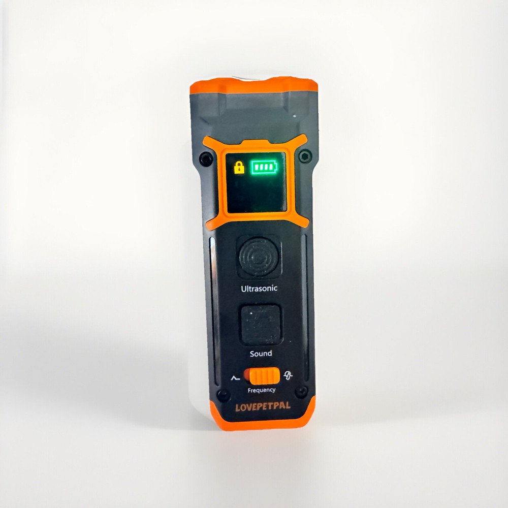 Sonic Bark Deterrent Device Anti-Barking Dog Training Tool HD Display LED Light