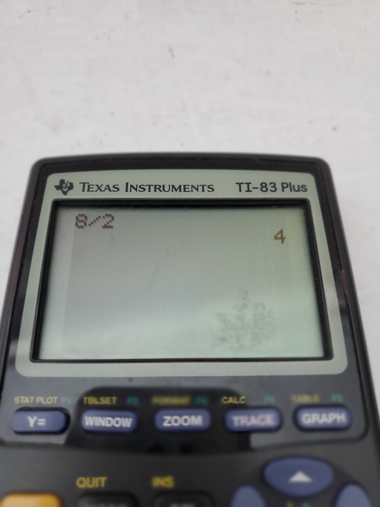 Texas Instruments TI-83 Plus Graphing Calculator Tested & Working - No Lid/case