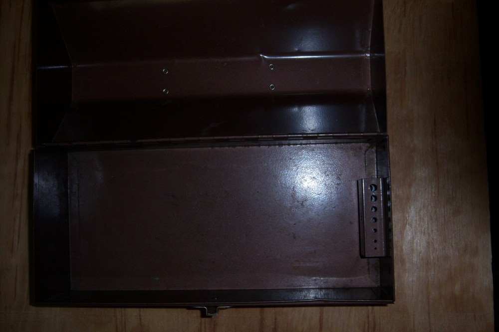 Vintage Metal Toolbox, Cummins Portable Tools, John Oster