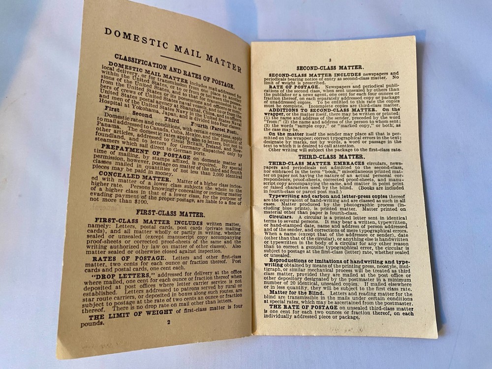 Postal Information July, 1914 7th Edition