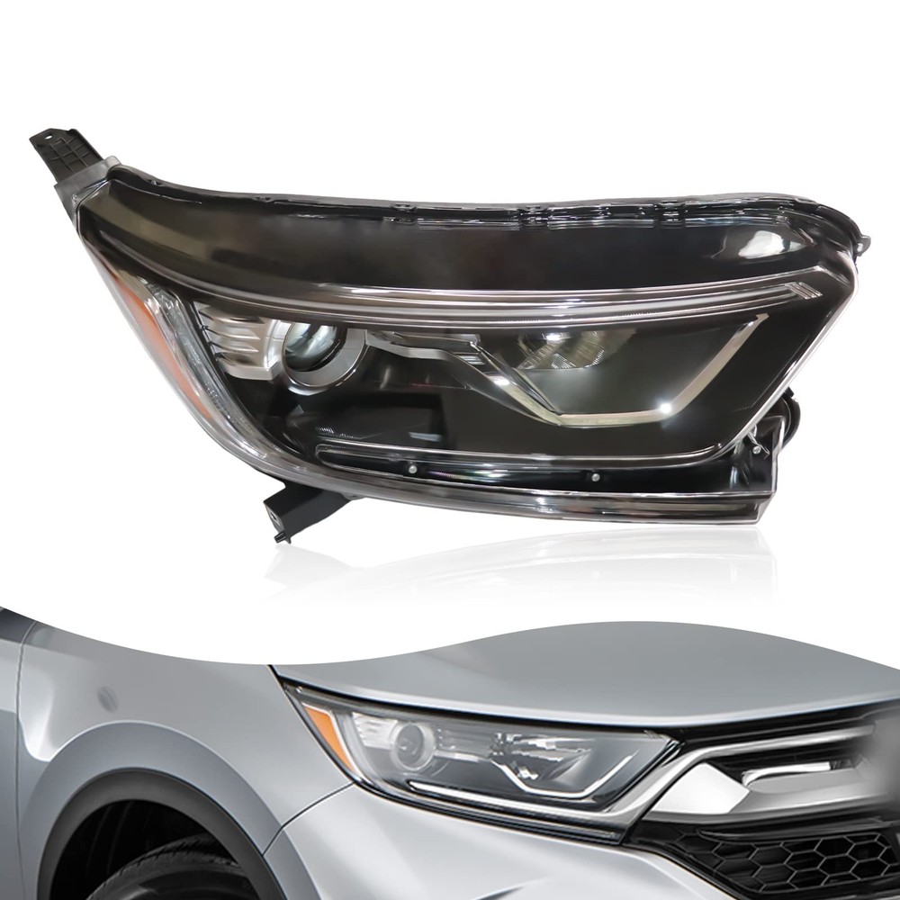 Headlights for CRV 2017-2021 Front Halogen Right Passenger Side