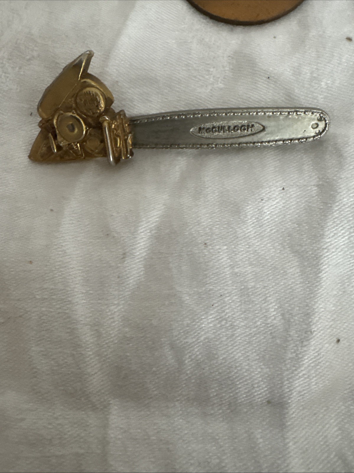 McCulloch Chainsaw Watch Fob Lot & Tie clip/Money Clip