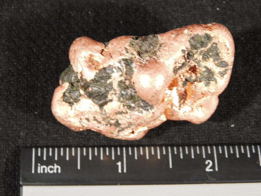 Heavy Solid 100% Natural COPPER NUGGET or Native Copper Float Michigan 98.1gr