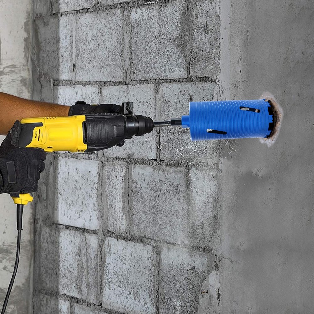 127.5mm Core Drill Bit, 5/8" Thread Drill Bit, Drill Bit with 3 Adapters