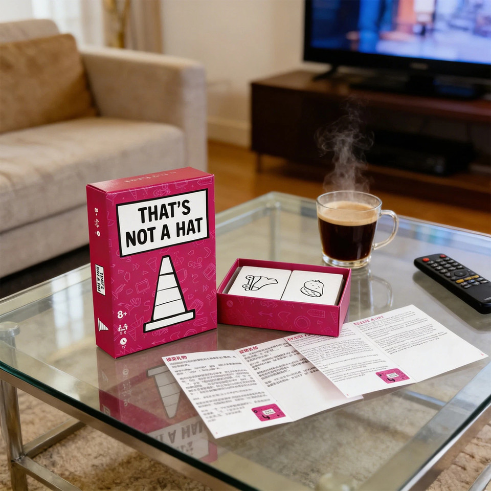 That'S Not a Hat - Fun Bluffing & Memory Party Game for All Ages Components