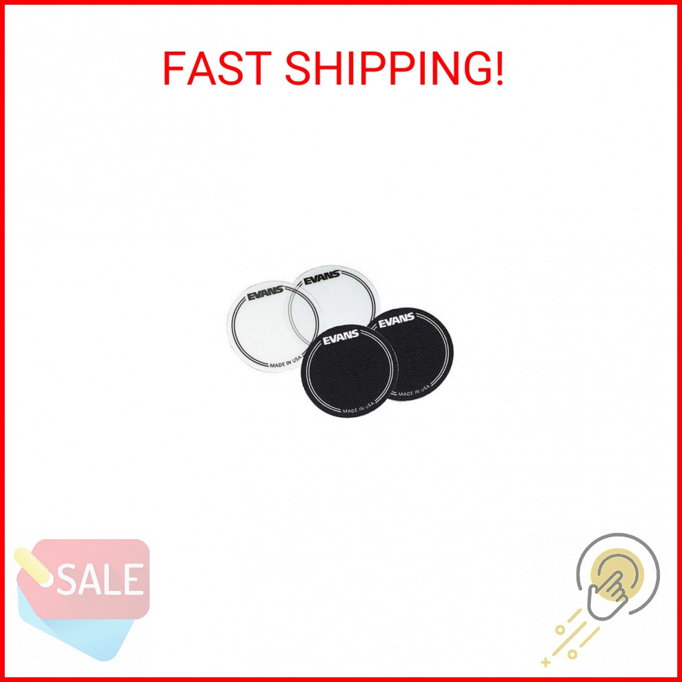 Evans EQ Single Pedal Patch, Black Nylon