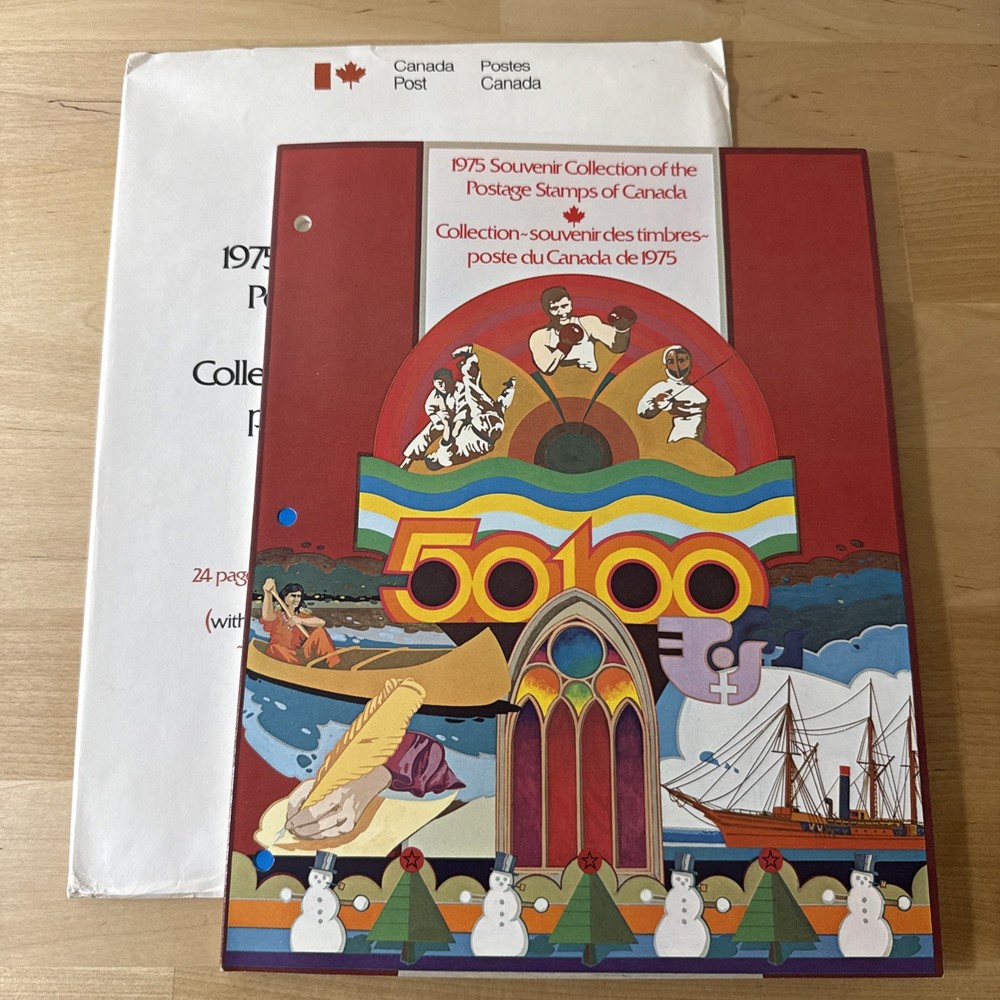 1975 Canada Post Yearbook Annual Official Stamp Issues - COMPLETE Set