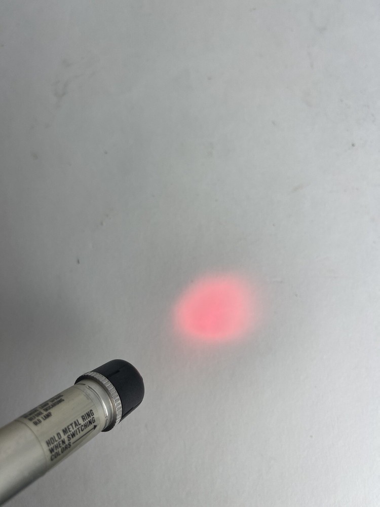 Vintage MS-21998-2 Pilots Penlight Flashlight Working