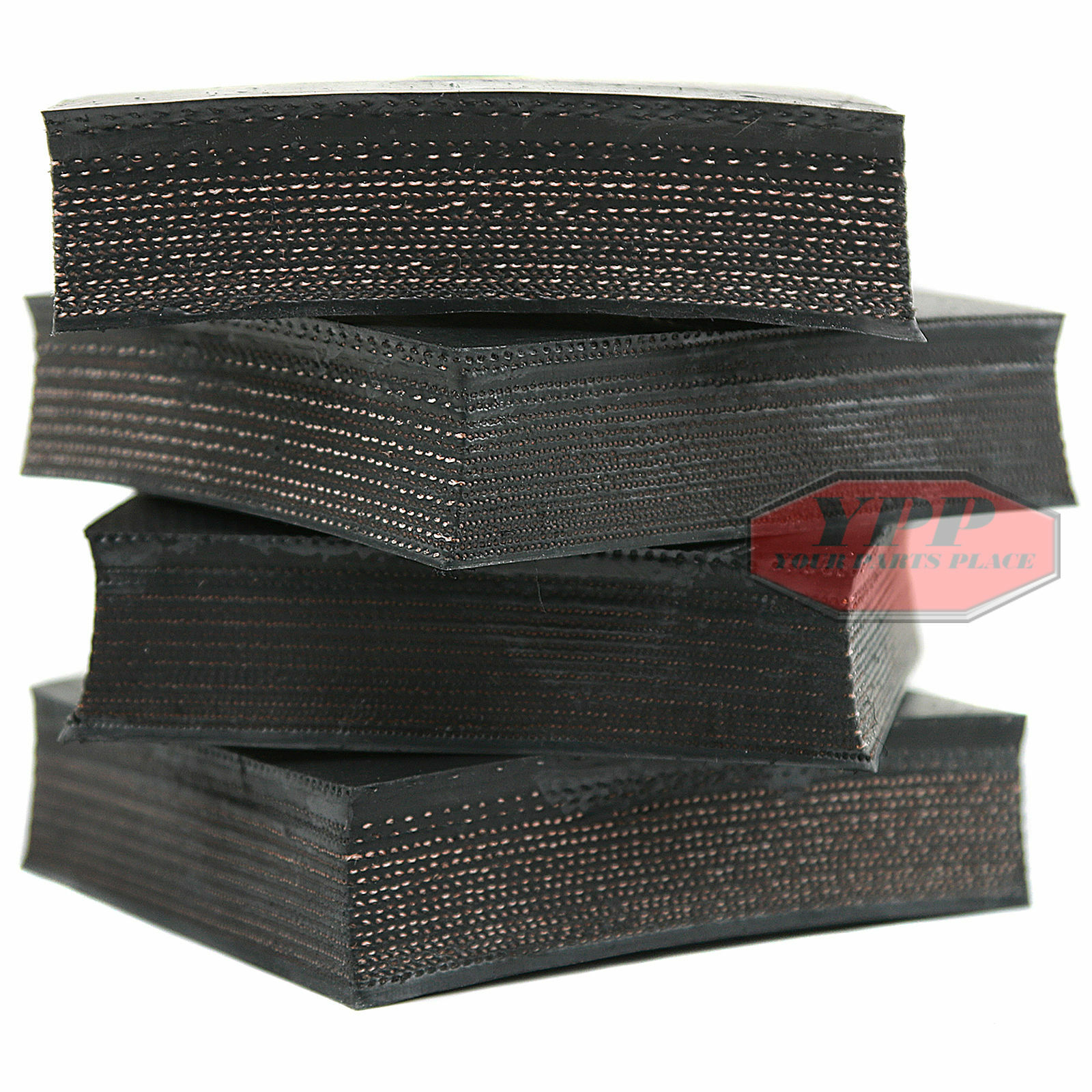 4 Anti Vibration Pad Air Compressor 3x3x1 Isolation 3" Heavy Duty Rubber USA