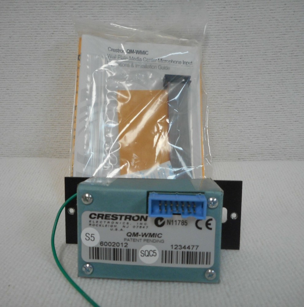 Crestron QM-WMIC Microphone Input Module For QM Wall Plate Media Centers