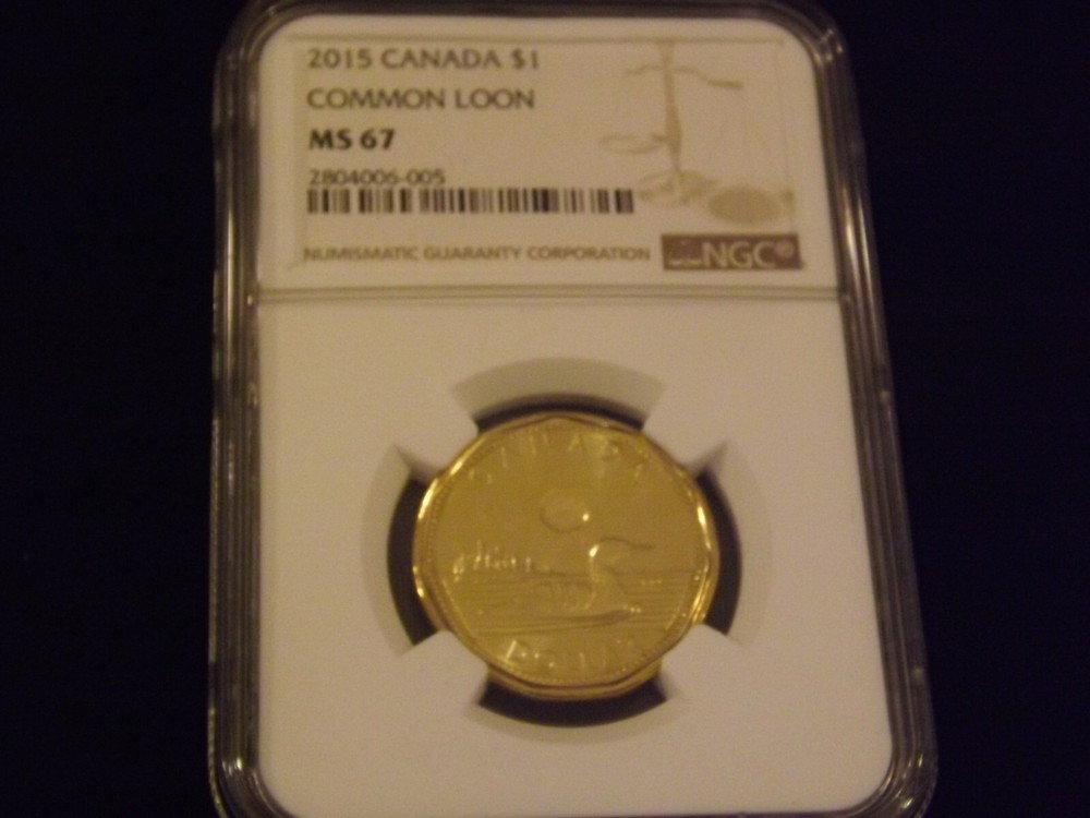 2015  $1                 Canada             NGC    MS 67
